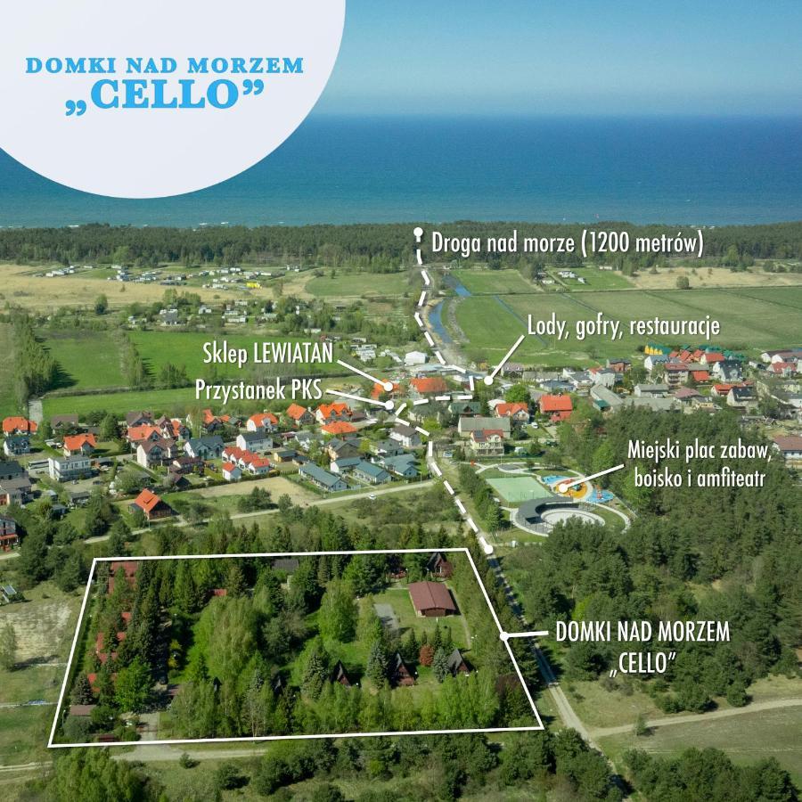 Domki Nad Morzem Cello Ostrowo  Eksteriør bilde